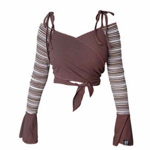 brownie wrap cardigan